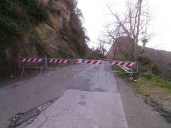 Rometta - Provincia regionale di Messina: ordinanza di chiusura al transito della Strada Provinciale n° 56 in c.da Palostrico